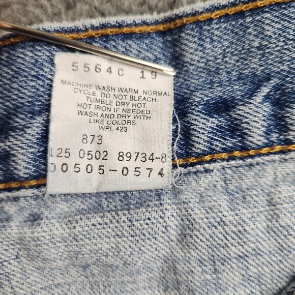 Levi's Jeans Men's 38x32 Blue Regular Fit Y2K Straight Leg Cowboy American Denim - Picture 4 of 10